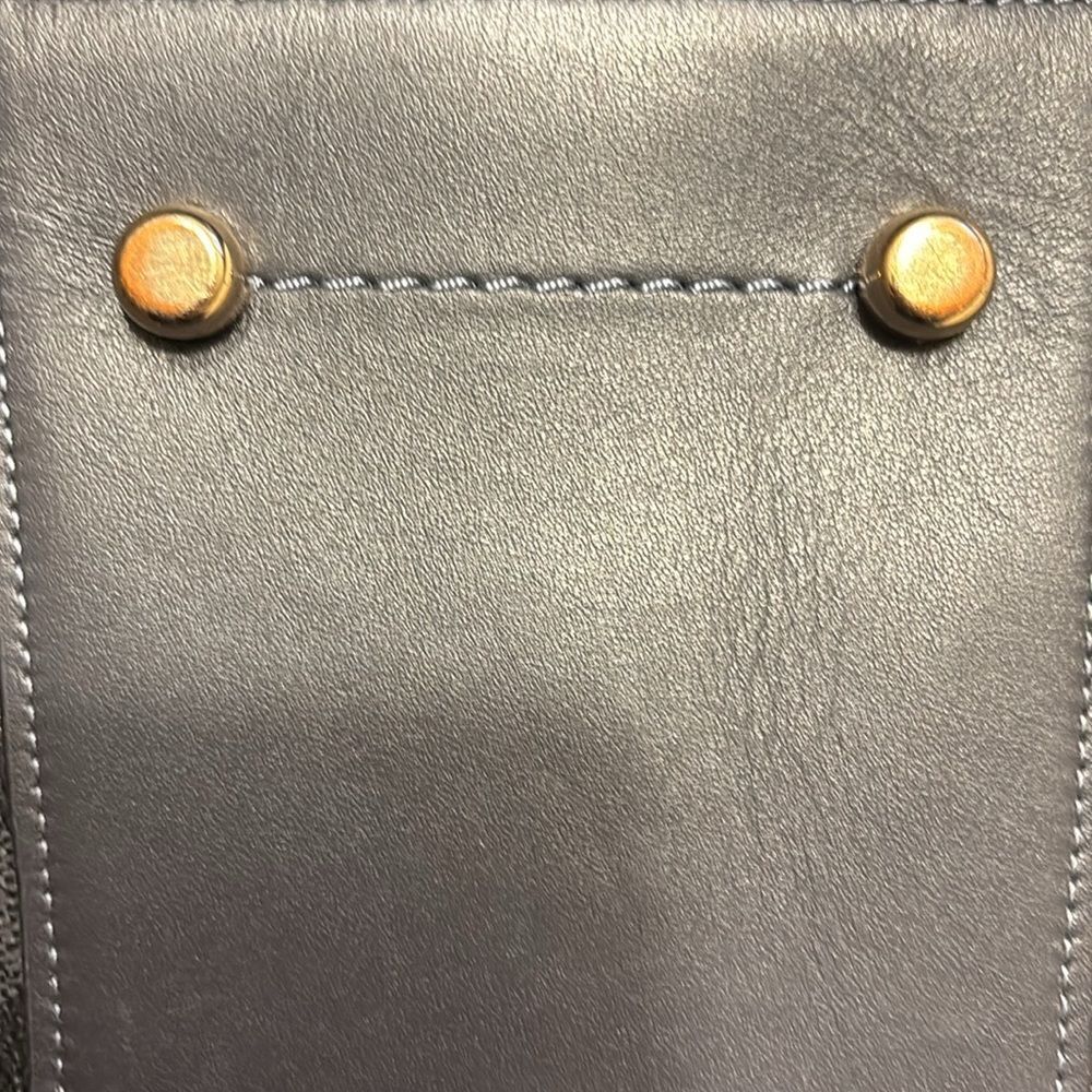 Coach Charlie Carryall in Signature Canvas in Charcoal/Midnight Navy / Like New - Picture 10 of 10